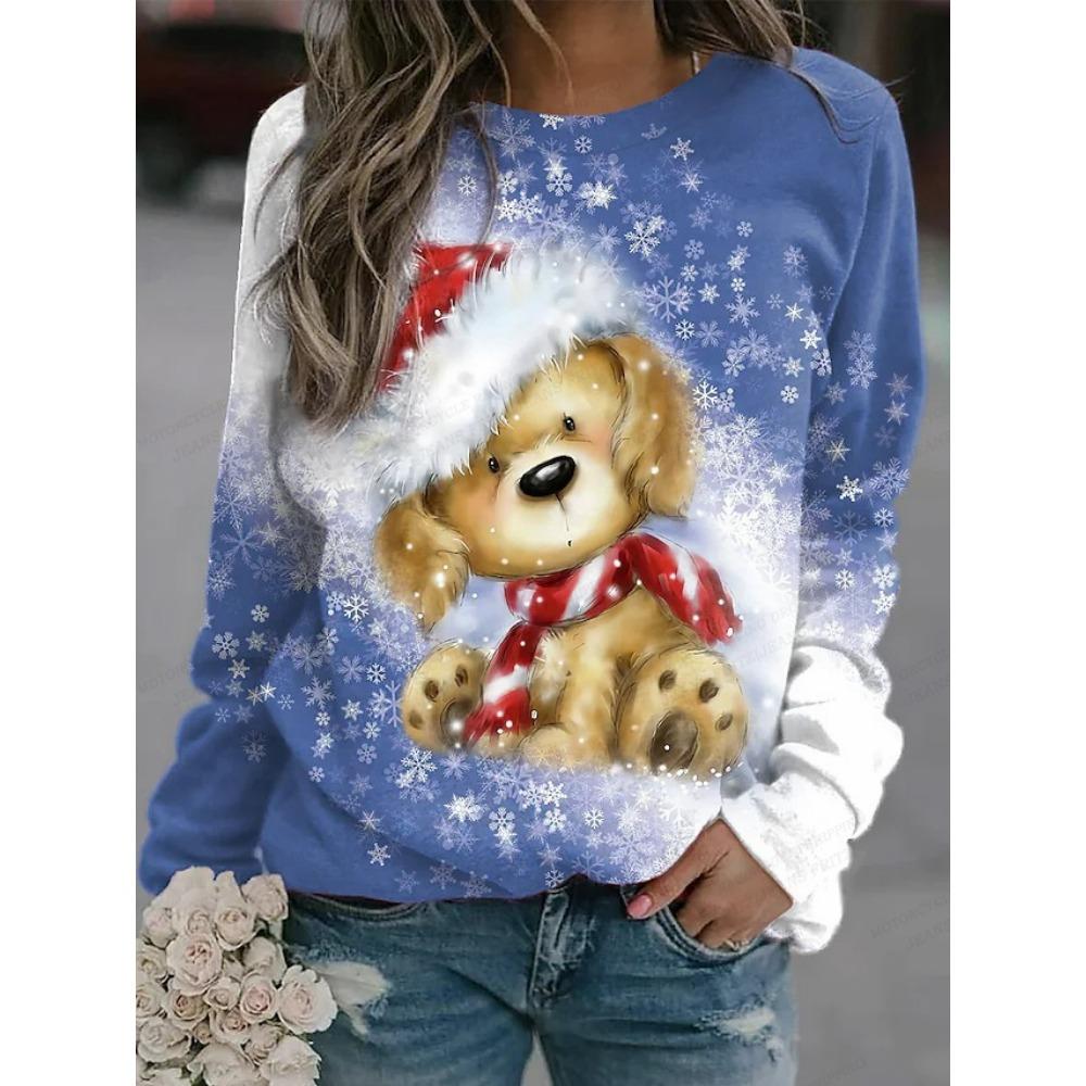 Hanorac pentru damă Hanorac cu imprimeu 3d pentru câini Hanorac cu cap cu gât la modă pentru femei Transpirații animale Kawaii Trening pentru femei Paltoane pentru fete Sudadera