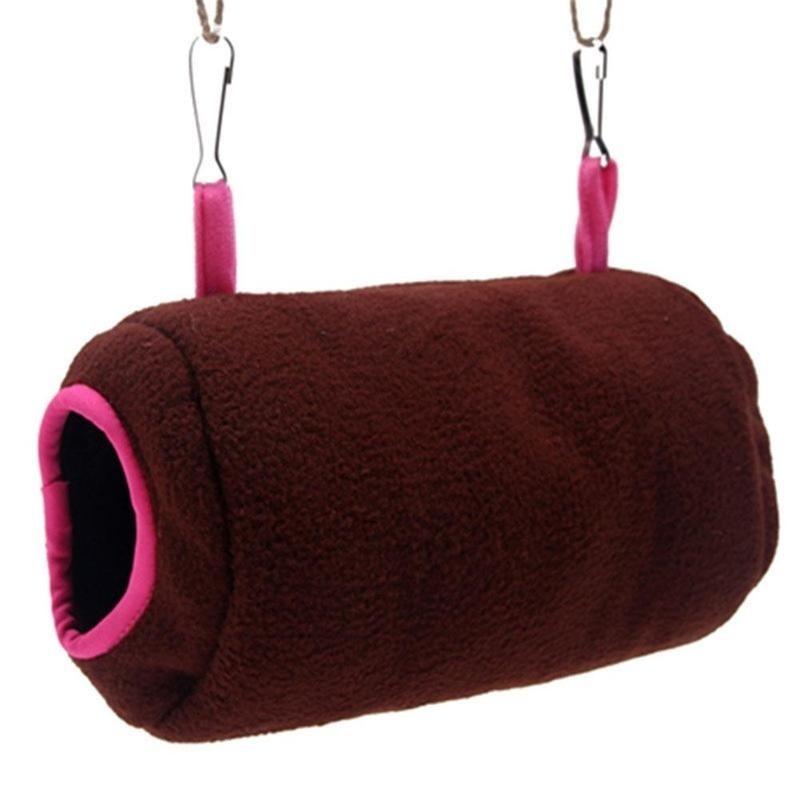Tunnel Hanging Cage Hammock Hanging Cage Bed Swing Cozy Nest House for Birds Parrot Hamster