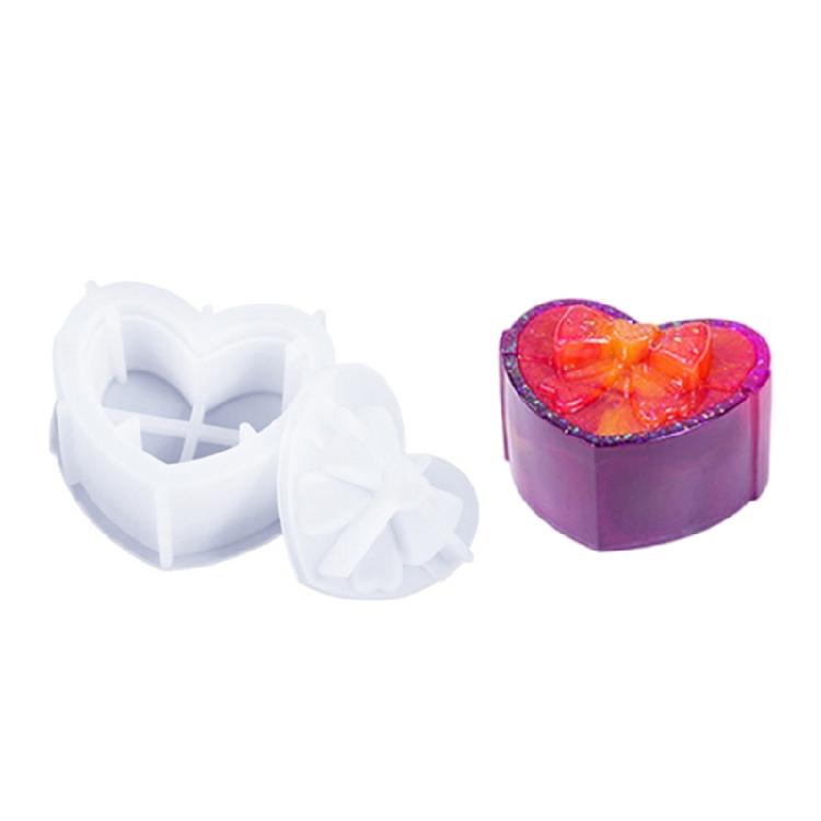 Multipurpose Silicone Gift Box Mold Large Jewelry Storage Container with Lid Mould Epoxy Resin Candle Jar Making Mold