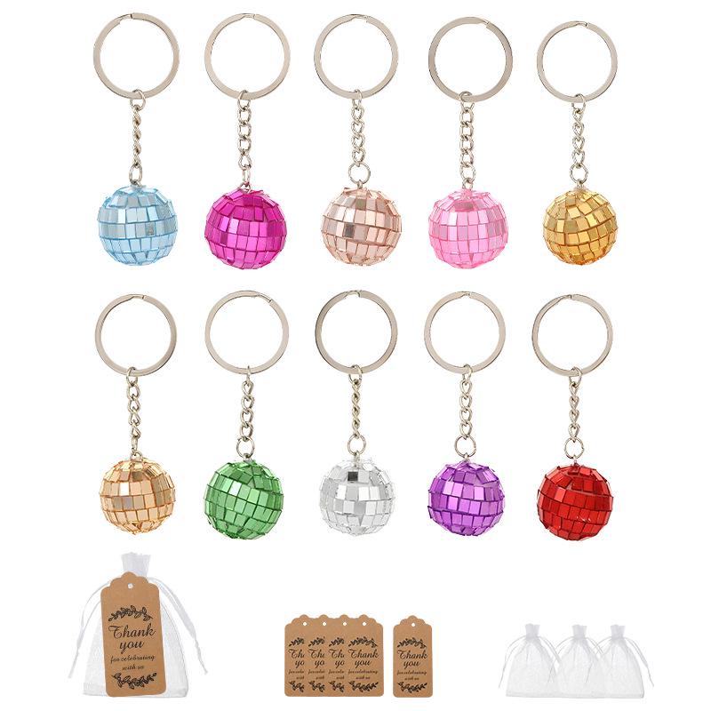 Reflective Disco Ball Keychain Pendant - Small Gift