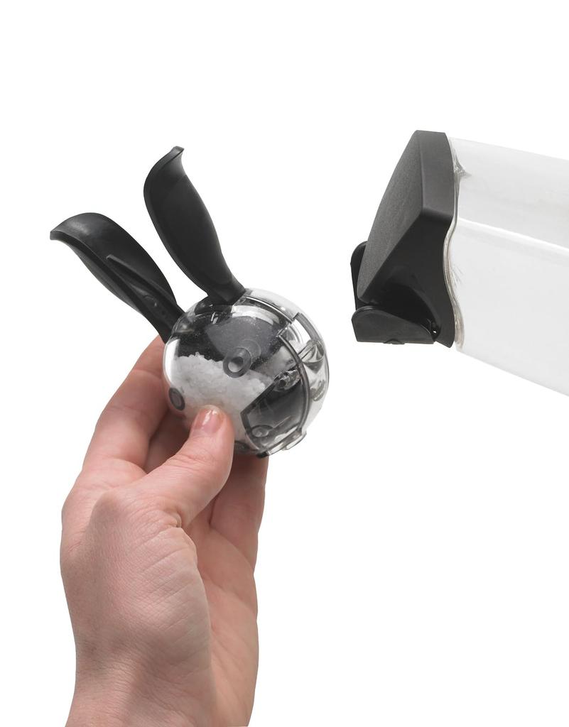 Chef 'n Mini Magnetic Pepper and Salt Ball Set, Mini, Black, 27491