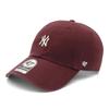 47 Brand Cap Clean Up New York Yankees MLB Mini Logo Dark Maroon 14751385 FSB36C4669 Women's