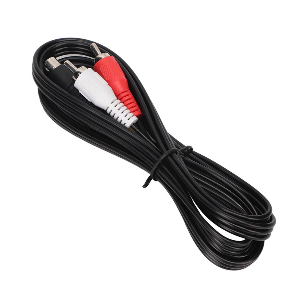 MINI DIN 4PIN To 3RCA Cable Professional 4 Pin Mini Din S Video To 3 RCA Cable for DVD TV HDTV VCR CD Player 4.9ft