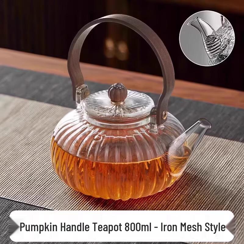 ZISIZ High-Temperature Resistant Glass Teapot