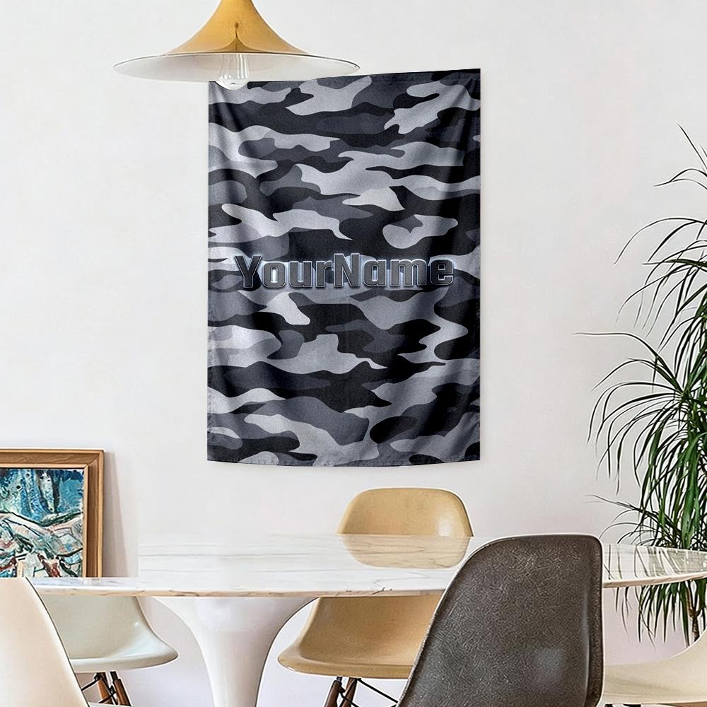 Ethnic Tribal Patterns Custom Your Name Wall Decor Tapestry Art For Pet Memorial Birthdaywedding Party Backdrop Family Gift
