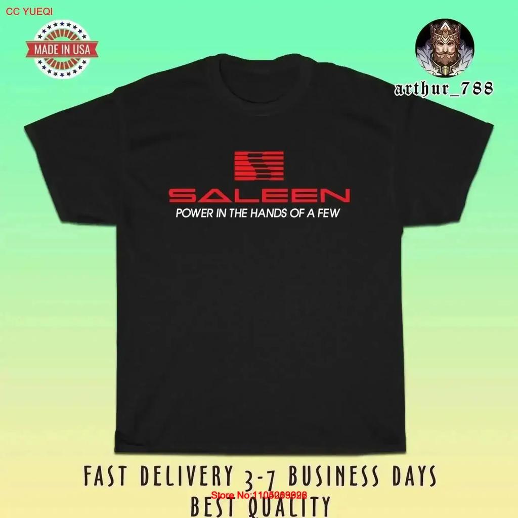 Saleen Automotive Car Logo Mens T Shirt American Size vintage Washed Stylish Top For Everyday Wear streetwear Breathable