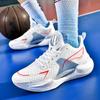 Summer new basketball shoes men's high-top high-quality V2 luminous MD + TPU + rubber sole student sports shoes