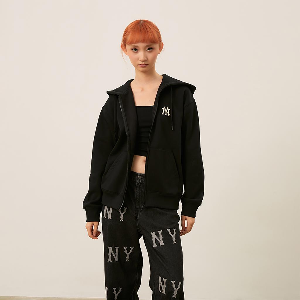 New MLB New York Yankees Basic Collection 24FW Sweatshirt Unisex Black 3ATRV0246-50BKS