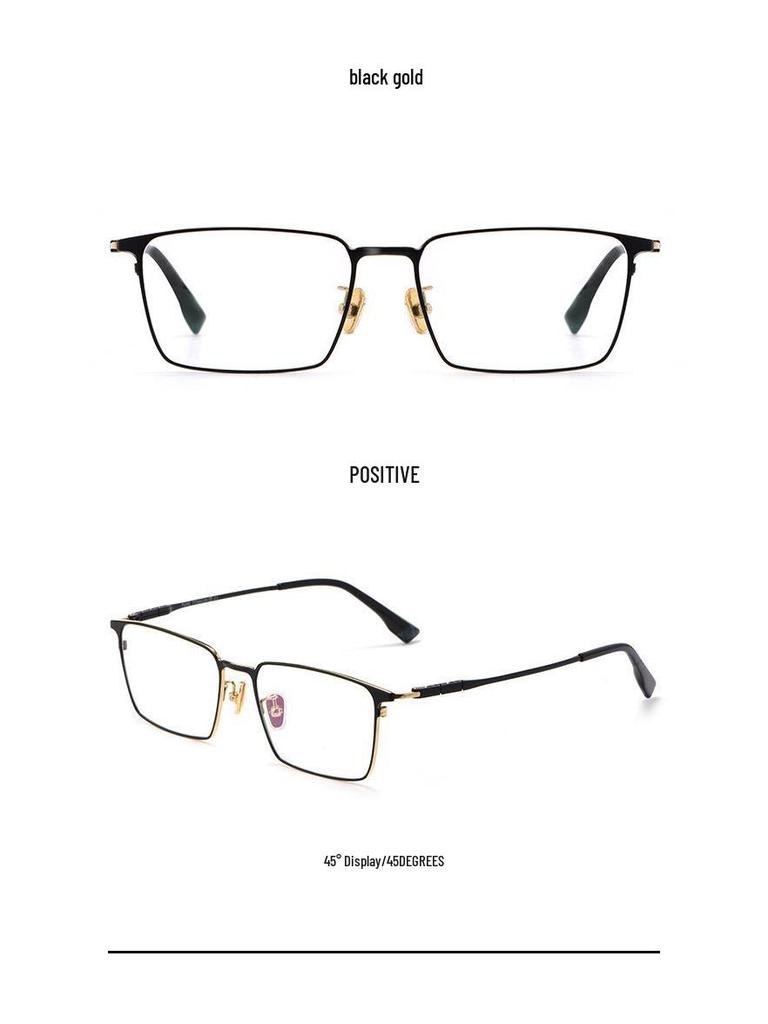 Danyang Glasses Men's Ultralight Pure Titanium Myopia Eyeglass Frames Full Rim J86037