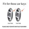 5 7 Tasten Zinklegierung + Silikon Autoschlüsselhülle für Hyundai Kona Ev Grandeur GN7 IONIQ 6 2023 2024 Fernbedienungsschlüssel Schutzschale