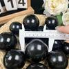 Natural Black Tourmaline Sphere Crystal Ball: Crafted and Polished Stone for Home or Office Décor