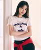 ROLAROLA Maison De Rola Stickerei T-Shirt Weiß+Marine