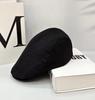 British Style Retro Newsboy Hat Men'S Solid Color Versatile Japanese Simple Forward Hat Antique Style Cap Female Hipster
