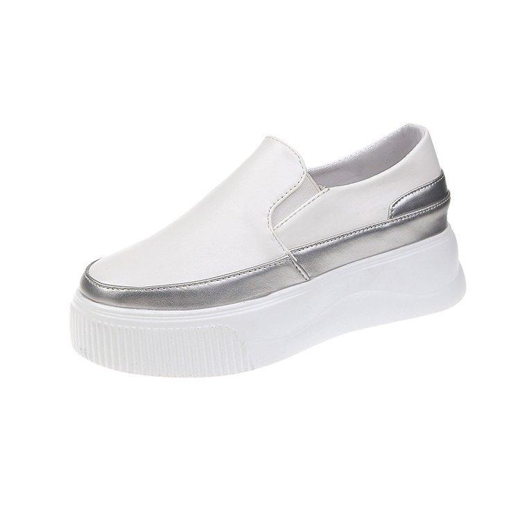 

Жіночі лофери на платформі, круглі кросівки, кросівки, модні повсякденні кросівки з м’яким низом, Zapatilla Deportiva Mujer 40 білий