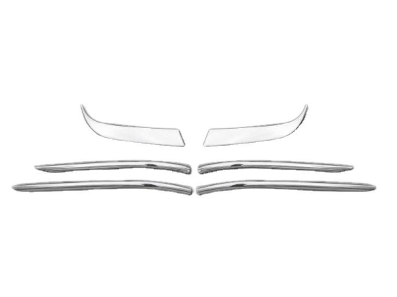 Porsche Macan Center Grille & Headlight Eyebrow Trim Modification Kit
