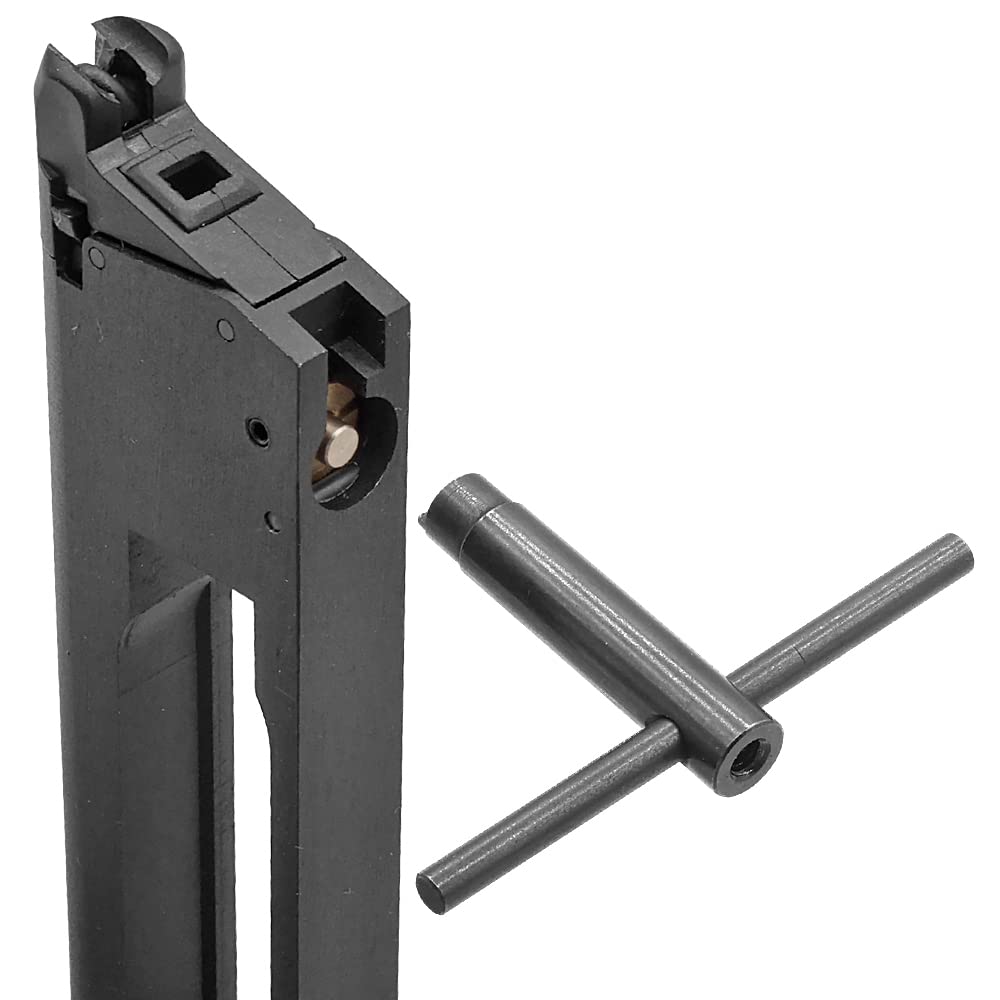 Genuine Ryohin Buhin CARBON8 Carbonate Gas Gun Co2 Magazine Release Valve Wrench T-Wrench II CBP16R, for Gas Leak Repair