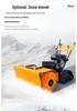 Wolnosun Push Snow Blower & Sweeper: Compact Snow Removal Machine