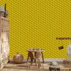 Wallpaper Geometric pattern yellow, yellow background for living room and bedroom 50x1000