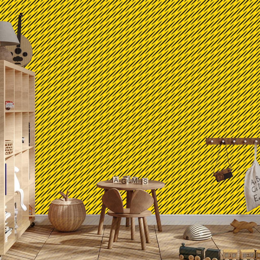 Wallpaper Geometric pattern yellow, yellow background for living room and bedroom 50x1000