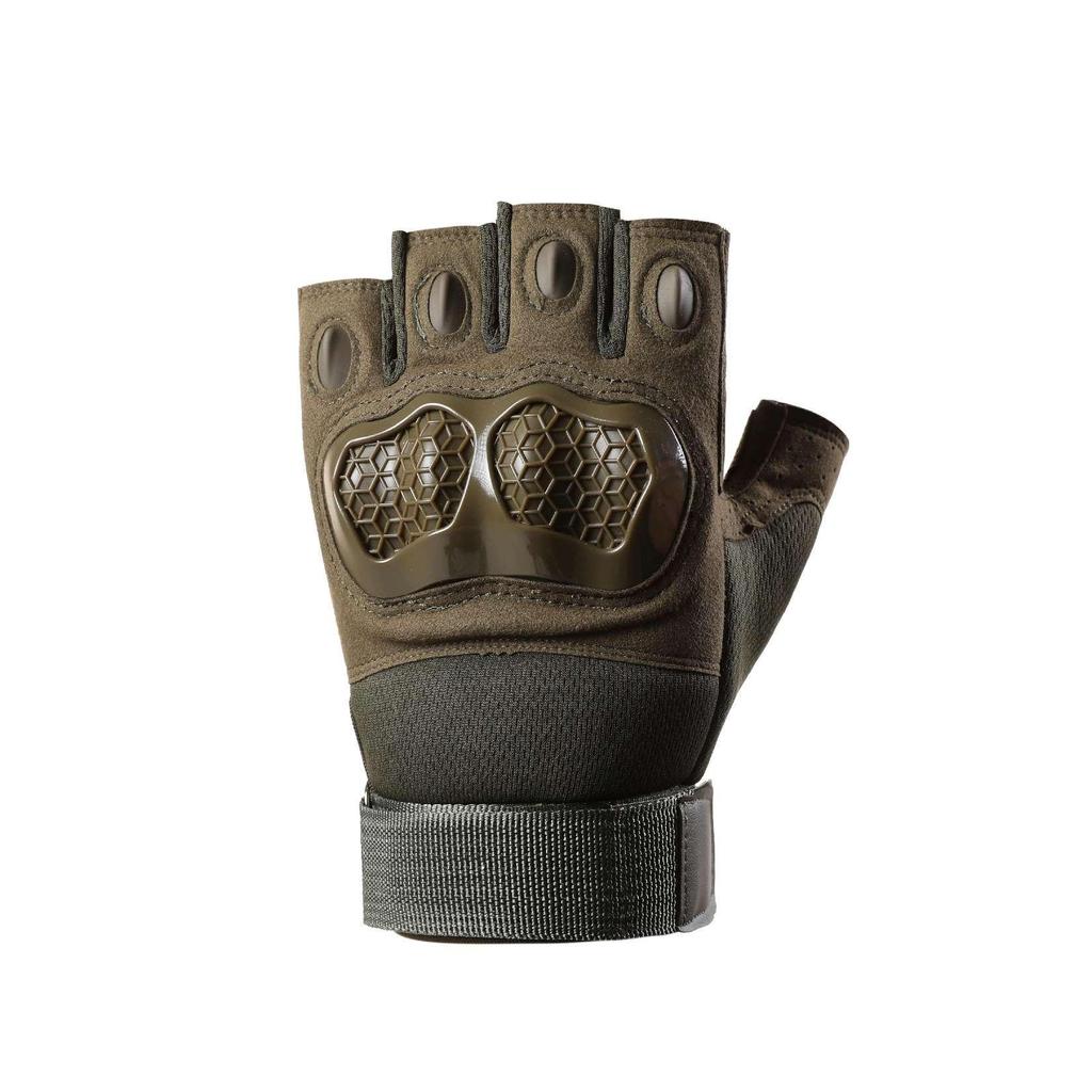 Men's Full-Finger Outdoor Tactical Gloves - Cut-Resistant, Wear-Resistant for Motorcycle Riding & Combat