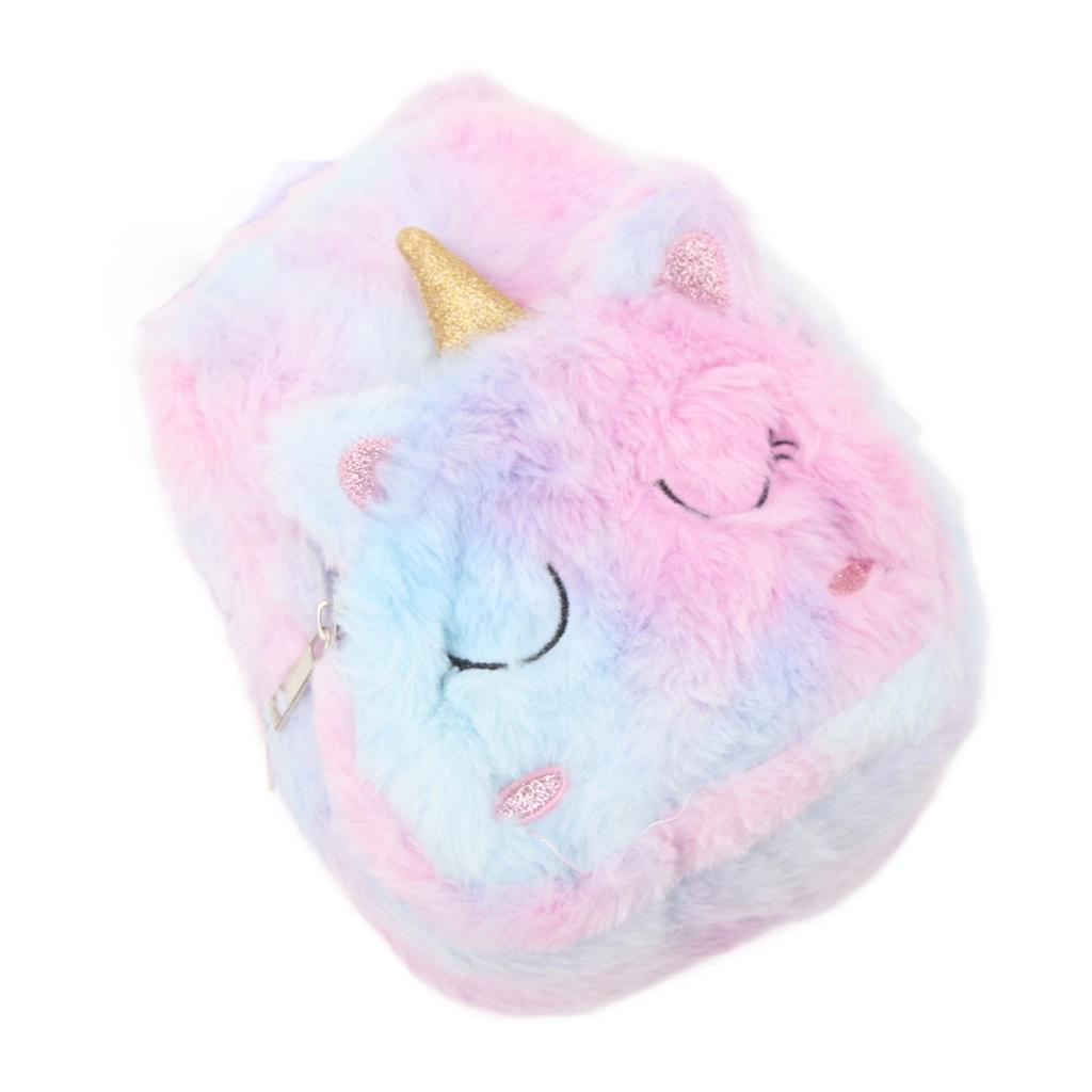 Cute Cartoon Backpack Soft Plush Toy Backpack Compact Schoolbag with   Strap for Girls Kids Toddlers