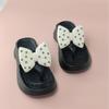 Women's Summer Polka Dot Bow Tie Sandals - Fashionable Thick Sole EVA Flip-Flops