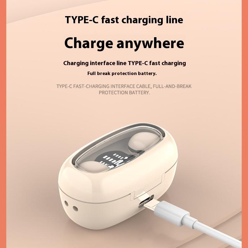 Unsichtbares, ultra-mini-kabelloses Bluetooth-Headset im Ohr, versteckt, echtes kabelloses, ultralanges Leben, HD-Anruf