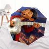 1pc,Coco Automatic Folding Umbrella: Compact 8 Bone Design Cartoon Outdoor Travel Companion, Business Umbrella, Christmas Valentine's Day Bi