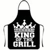 Nosleeve Waterproof Apron For Kitchen And Grilling With Colorful Abstract Design