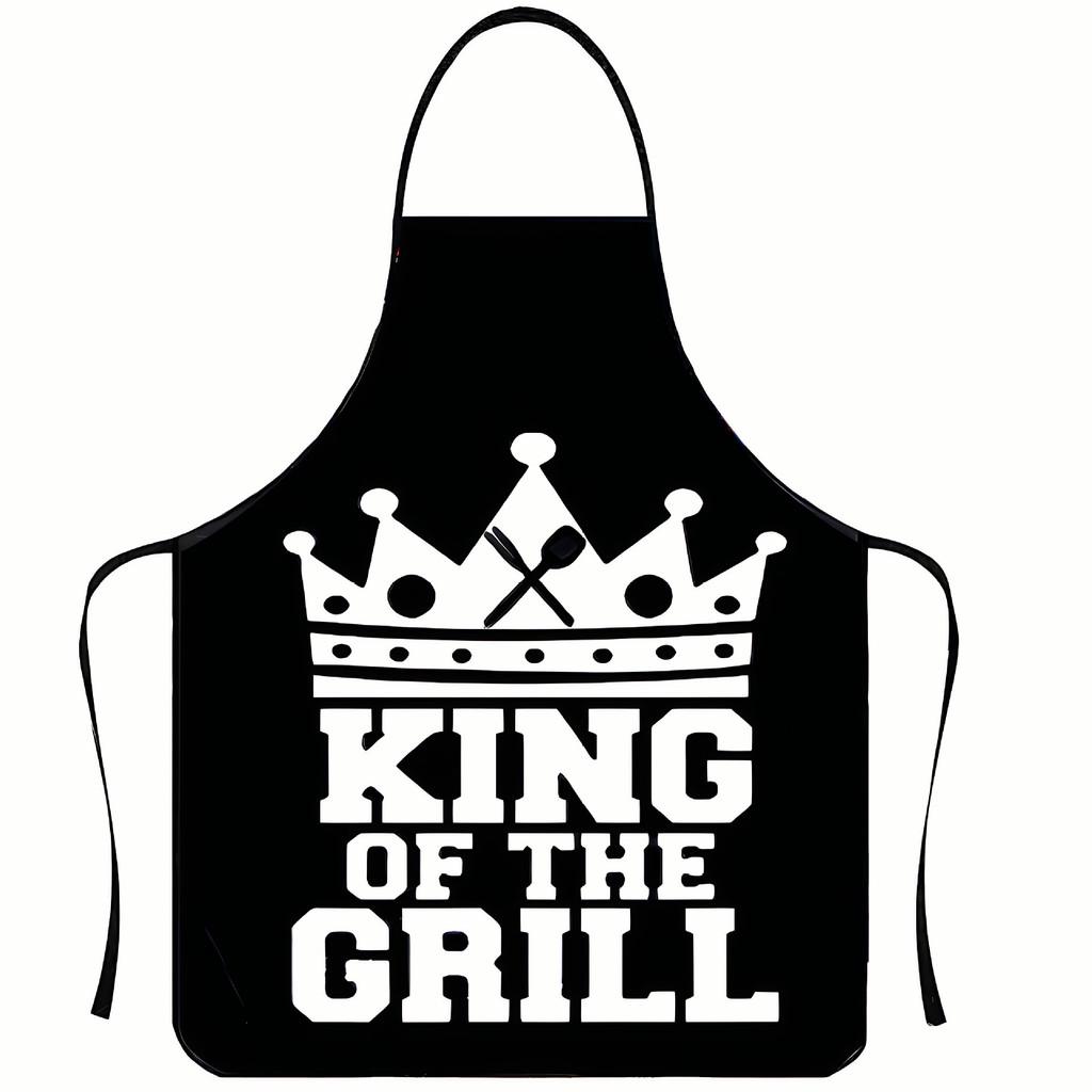 Nosleeve Waterproof Apron For Kitchen And Grilling With Colorful Abstract Design