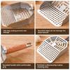 Stainless Steel Cats Litter Scoop Durable Long Handle Mesh Carbon Steel Large Size Scooper Litter Filter Pet Cleaning Tools