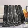 Cats  Print Flannel Blanket, High quality Comfortable for All Seasons, Home Decor, Warmth and Comfort