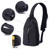 Casual Breast Bag Print Men'S And Women'S Large Capacity Portable Shoulder Messenger Bag Chest Sports Backpack