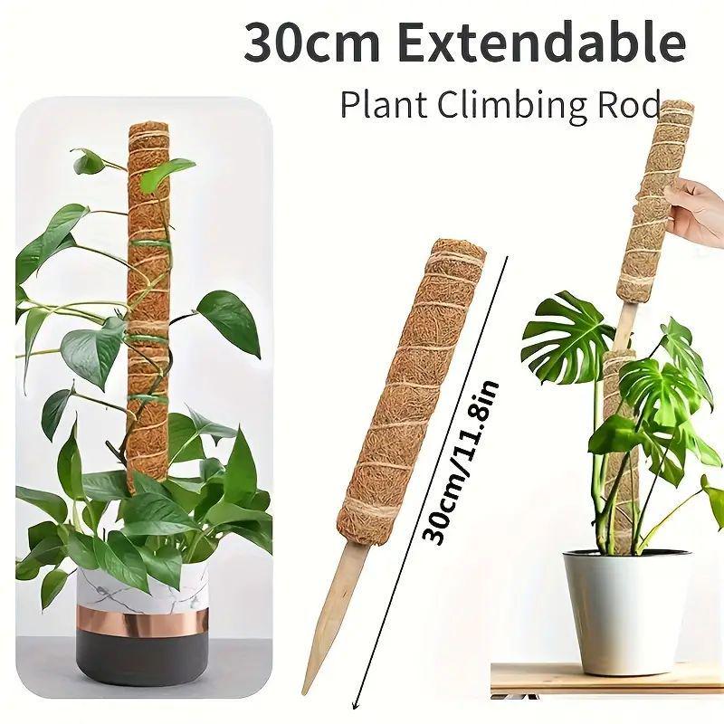 Coconut Palm Stick & Turtle Back Climbing Pole for Plant Support