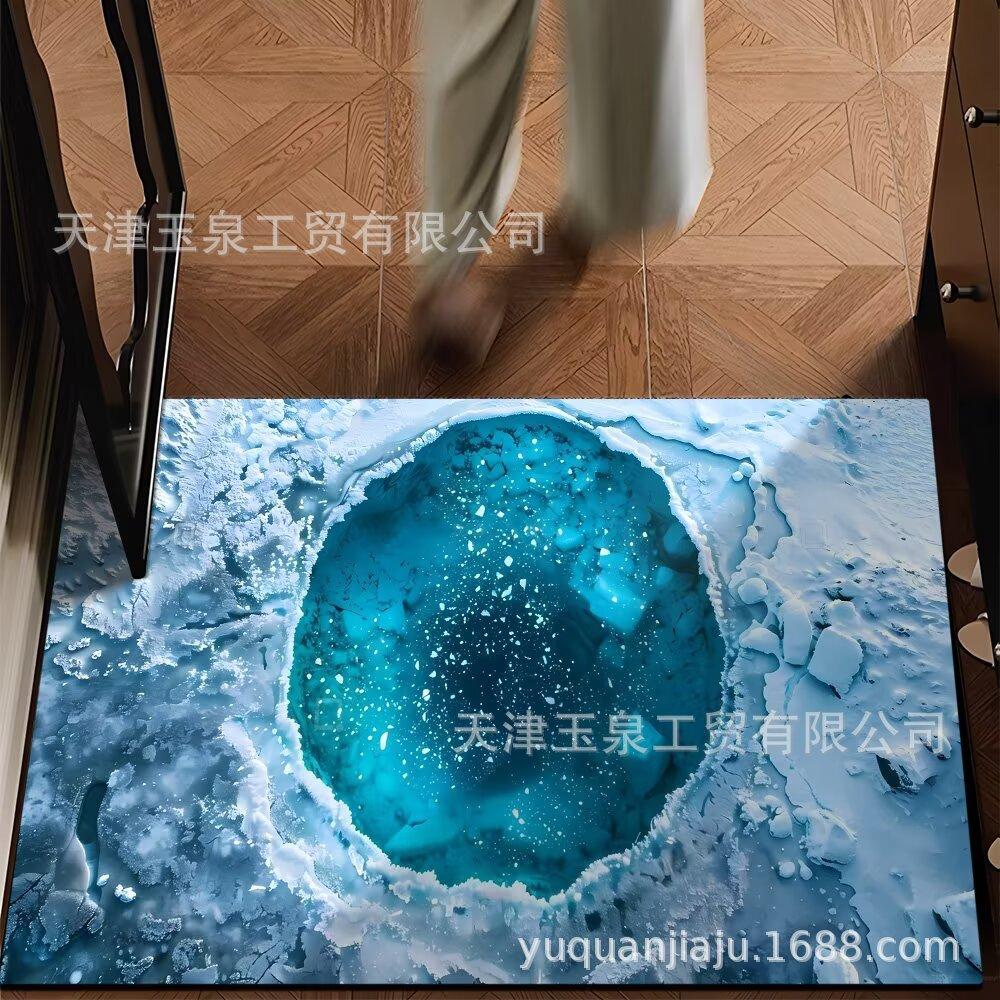Home Floor Mat 3D Water Absorbing Quick Drying Floor Mat Dirt Resistant and Easy To Maintain Foot Mat