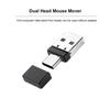 USB Type C 2 In 1 Mouse Mover Plug & Play Automatic Mouse Wiggler Prevent Laptop Entering Sleep for Laptop Keep Computer Awake
