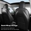 For Tesla Model Y Juniper 2025 Seat Covers 5 Seater for Model Y 20-24 Dog Pet Seat Covers Nappa PU Front & Rear Seat Protectors