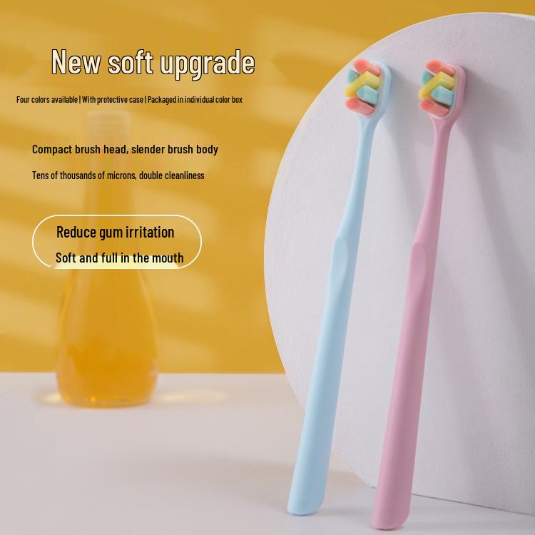 Little Calf Soft Postpartum Adult Toothbrush with 10,000 Bristles