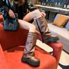 Fashion Knight Boots Small Tall Boots Women's Autumn Boots Platform Tall