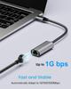 USB-C to RJ45 Gigabit Ethernet Driver-Free Adapter Cable