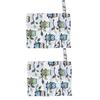 2pcs Two Zippered Wet Dry Bags Waterproof Large Capacity Washable Baby Items Yoga Gym Bag 11 X 14.2in