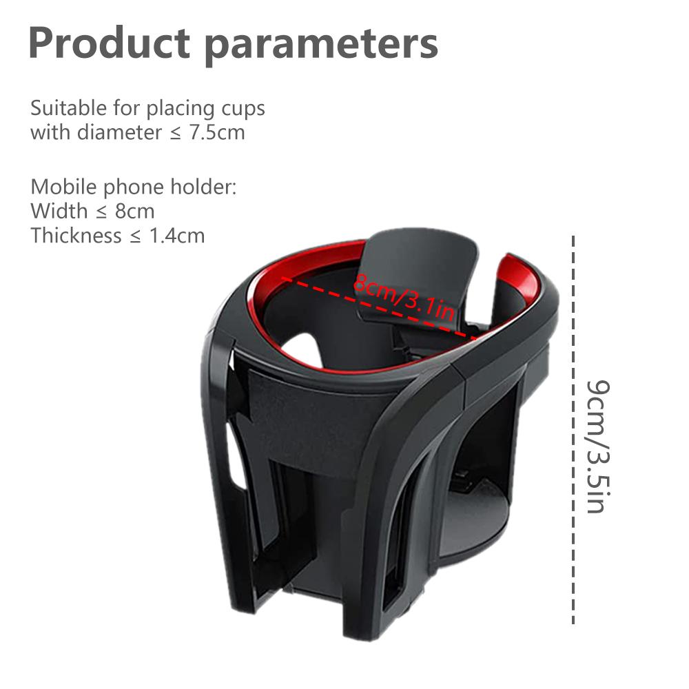 Suport Nou pentru Pahar cu Fixare la Gura de Ventilație a Mașinii Suport pentru Pahar pentru Băuturi Suport pentru Sticlă Suport pentru Telefon Mobil cu Fixare la Gura de Ventilație Suport Universal pentru Telefon Mobil pentru Mașină