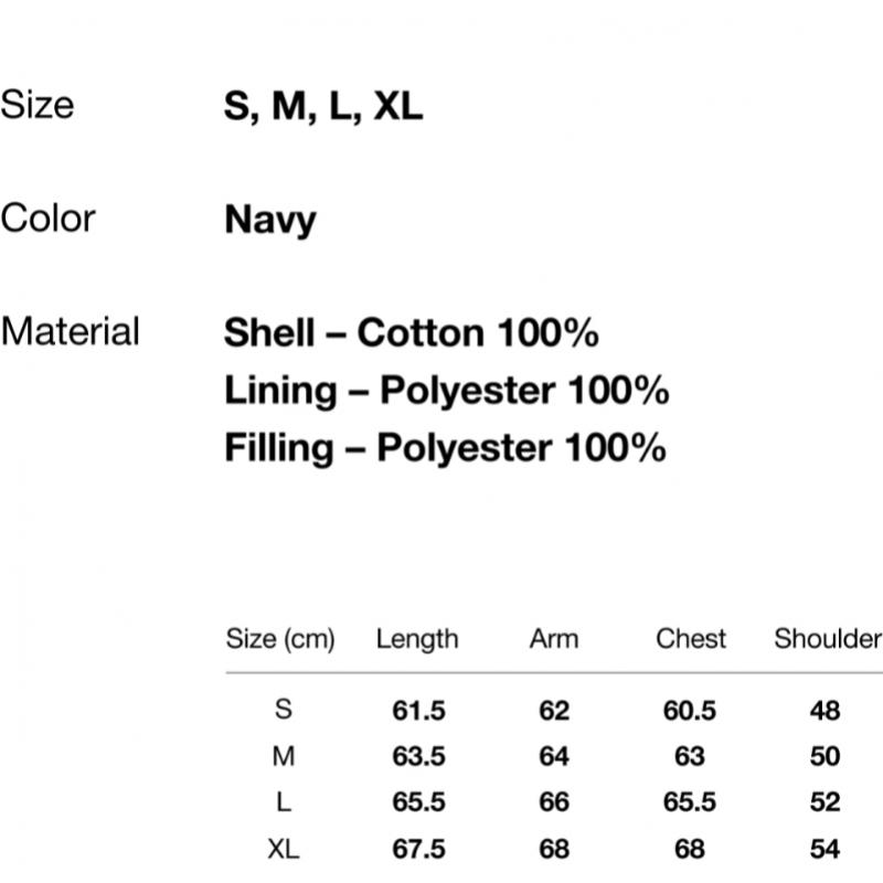 ThIs Is Never That Gore Tex Windstopper Cord Jacket Navy