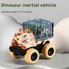 Inertia Dinosaur Truck Toys Car Transport Truck Toys with Dino Figures for Boy Toddlers T-Rex Dinosaur Games Monster Truck Kid