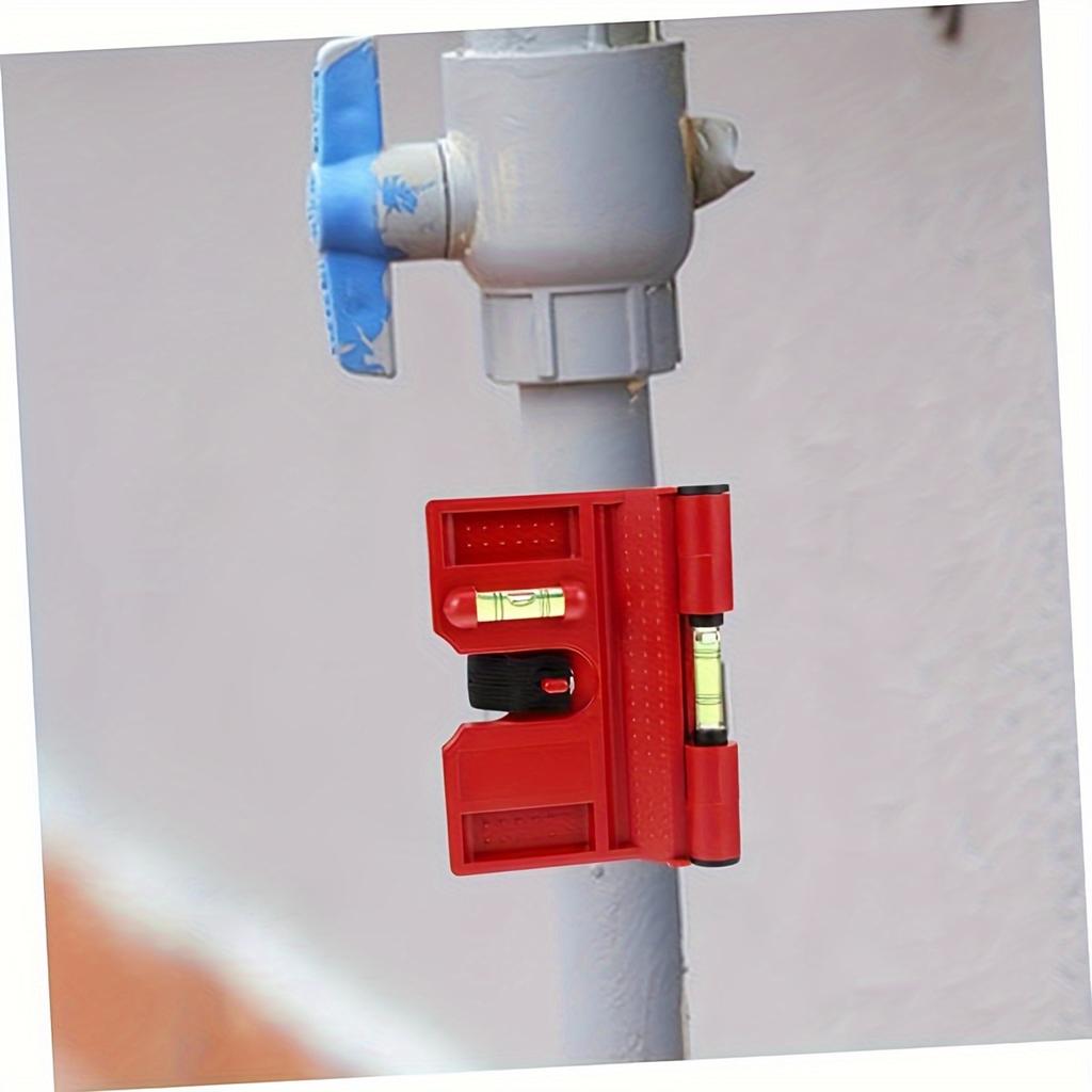1pc Magnetic Post Level, Folding Magnetic Post Level with Elastic Loop for Hands-free Work