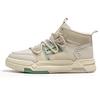 Cloth high-top wear-resistant men's student board shoes spring and autumn new breathable thick-soled casual men's shoes sports skateboard shoes