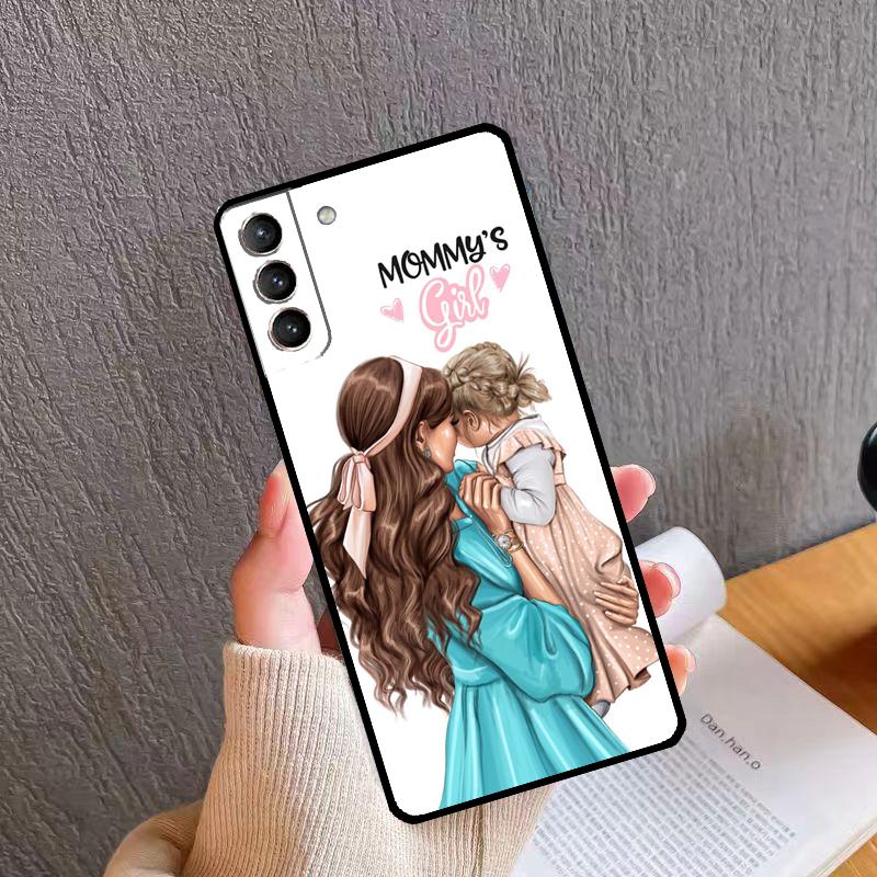 SUPER MOM MUM MAMA BABY Case For Samsung Galaxy S21 S20 FE S22 S23 Ultra Note 20 S8 S9 S10 Note 10 Plus Cover Shell