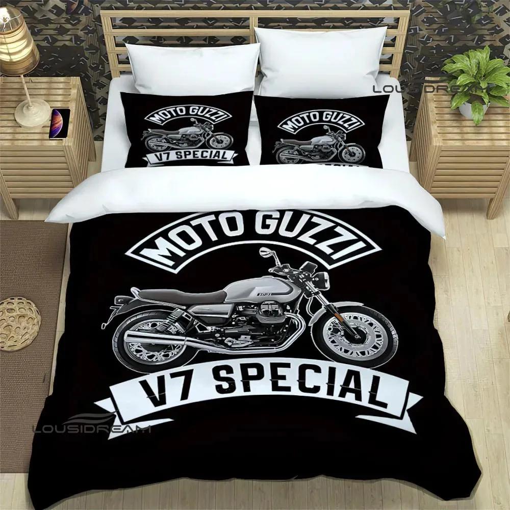 Guzi motorcycle printed Beding Sets exquisite bed suplies set duvet cover bed comforter set beding set luxury birthday gift