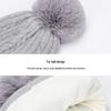 Women's Winter Cashmere Knit Pom-Pom Beanie