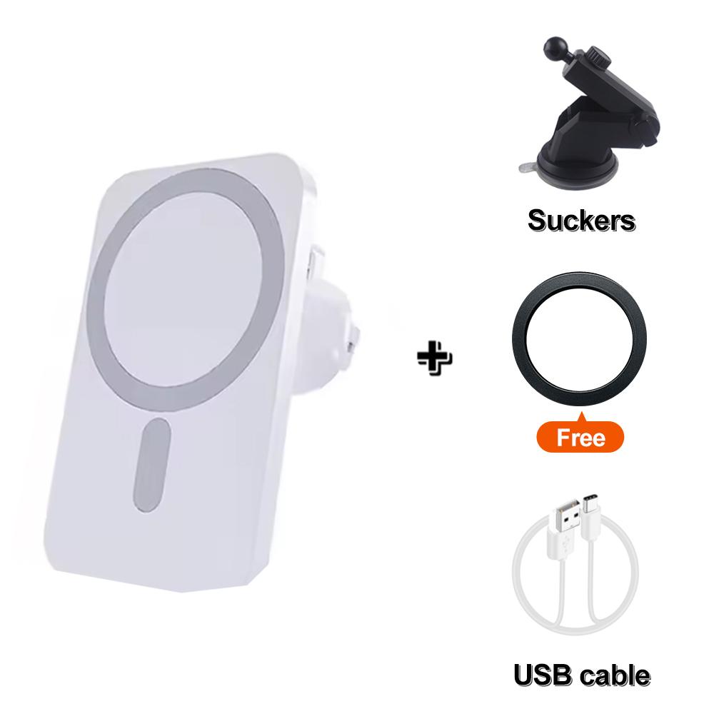 iPhone Wireless Charger Holder for Iphone Charger Car Wireless Charging Cradle with Suction Cup Holder Fast Macsafe Car Charger